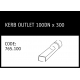 Marley Solvent Joint Kerb Outlet 100DN x 300 - 765.100